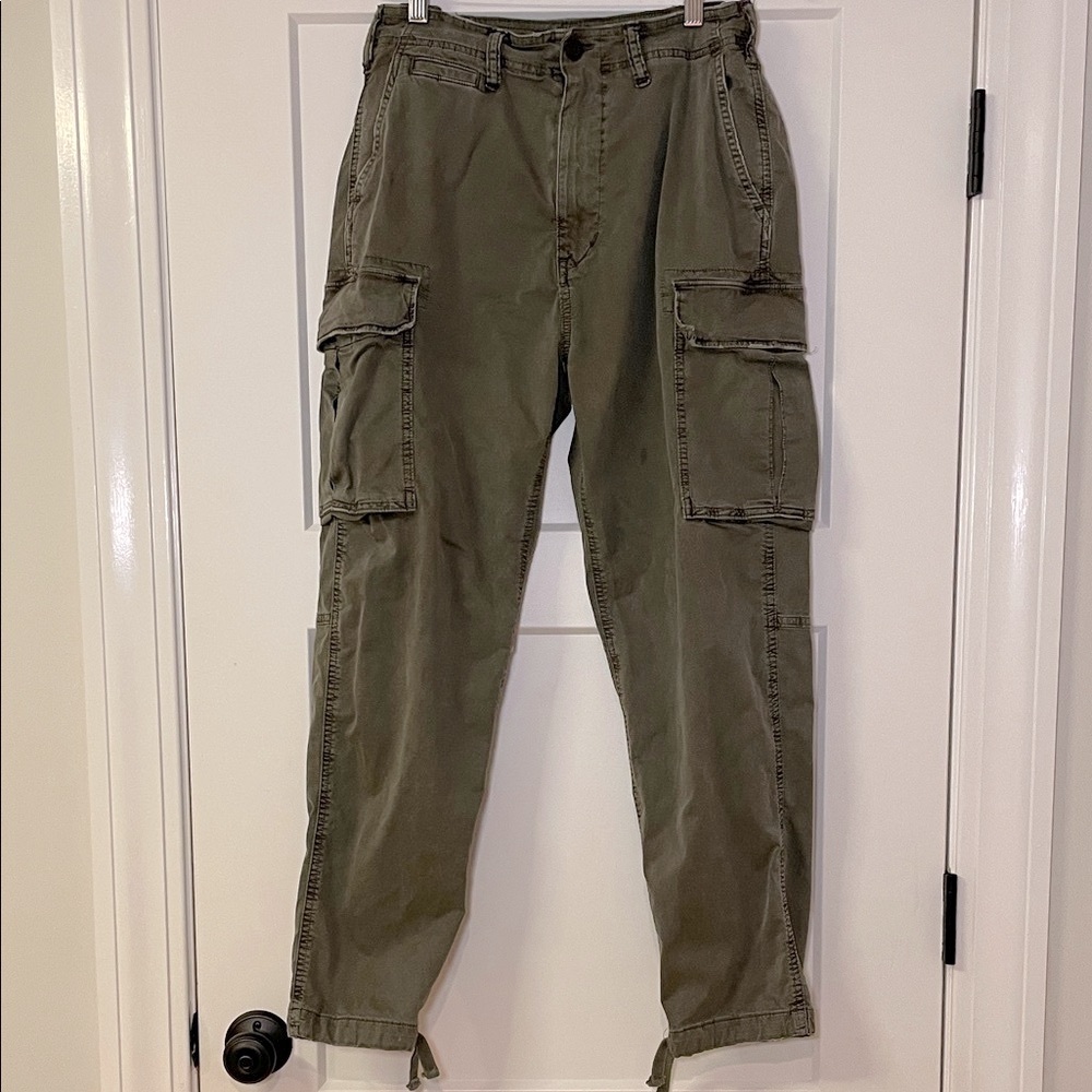 American Eagle Men's Olive Cargo Pants 30x30